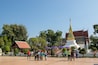 Phra That Kham Kaen,Khon Kaen,Thailand - DEC 09 2017: temple is symbols Khonkaen city,Landmark