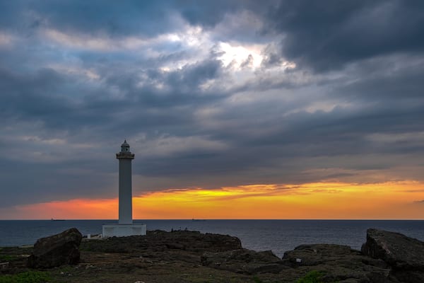 Cape Zanpa, Okinawa Japan (The best sunset spot)