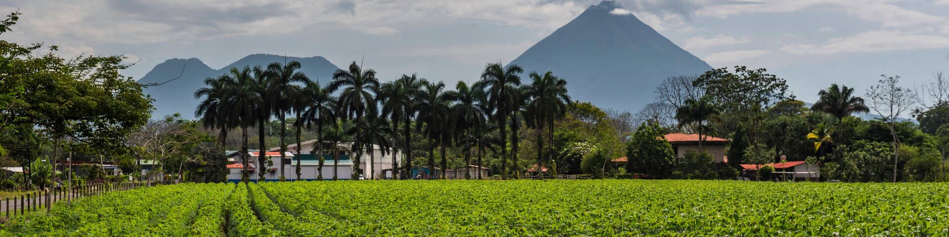 Arenal Volcano, seen from close to La Fortuna