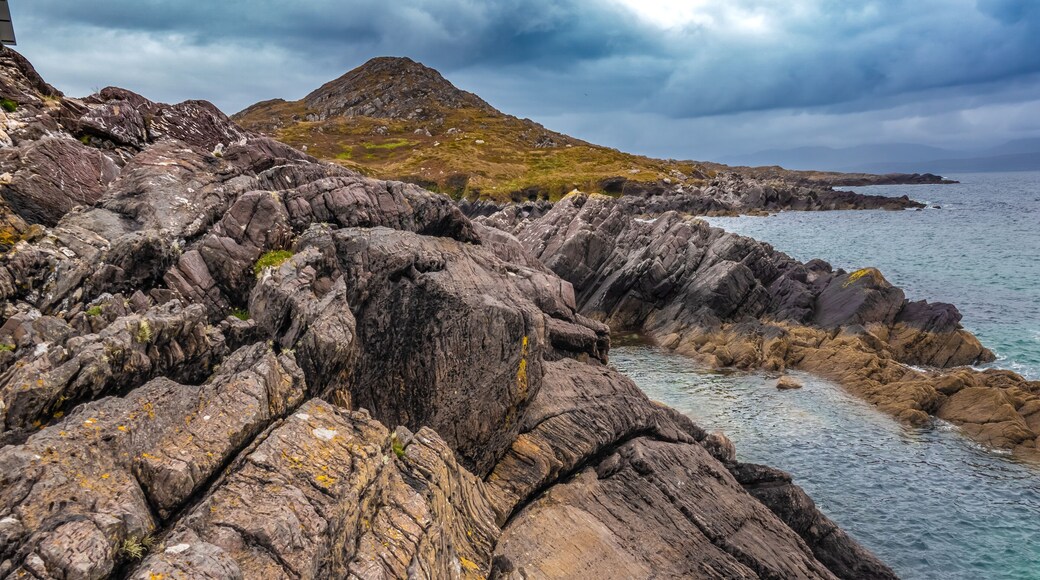 Rocky remote beaches near Castlecove, Ring of Kerry, County Kerry, Ireland