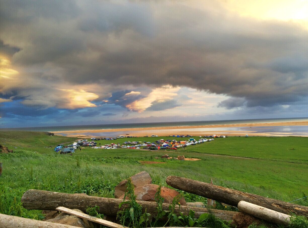 Rauðasandur is home to a fantastic little summer music festival, also called Rauðasandur. Attendees camp on a local farm, where concerts are held in a barn in the evenings. 

Rauðasandur is distinguished by its namesake, red sand. This beautiful spot is great for camping and hiking in the summer. Rauðasandur is located in the southwest part of the Westfjords, near Patreksfjörður. #Goldenhour