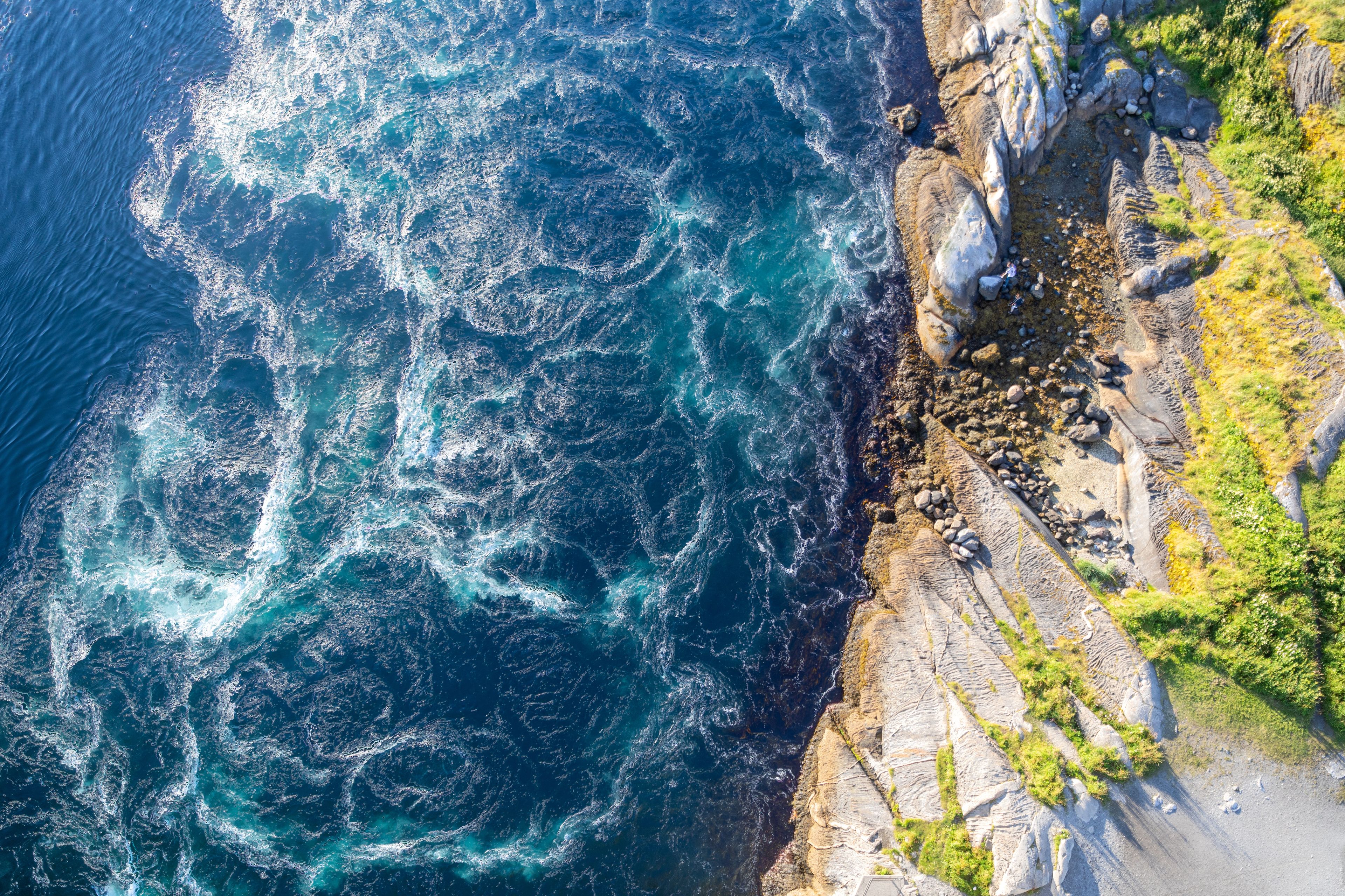 great big tide swirl in saltstraumen 