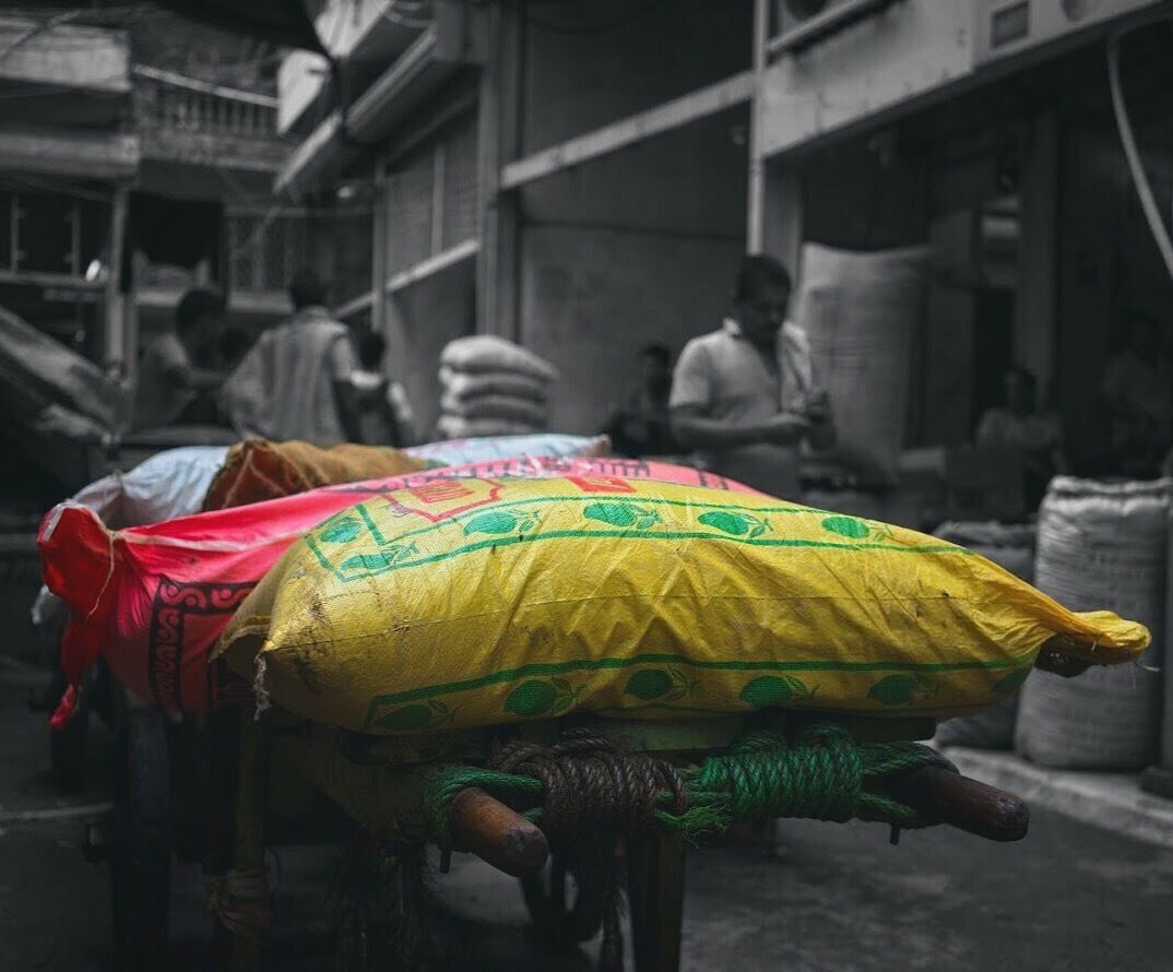 THE LOADED CART

When you move around the Old Delhi Spice Market you rapidly become enveloped in the incredible smells, bright colours and the movement of people that pass by with an almost choreographed purpose. 

At times the mobile tapping vendors seem to pause and trading appears suspended, I don’t know if it’s while the deal is being done or just an order being prepared. This cart represented that to me.

#India #NewDelhi