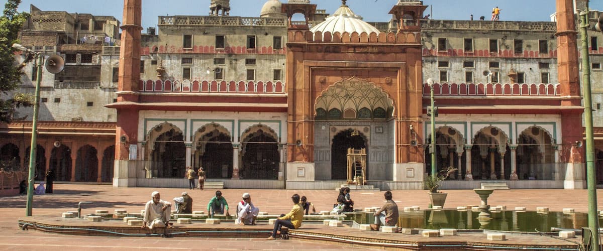 This is one of the few mosques in Old Delhi, and probably Delhi for that matter, where tourists who are not Muslims can go. It is very old, colorfully decorated, full of incredible photographic possibilities.