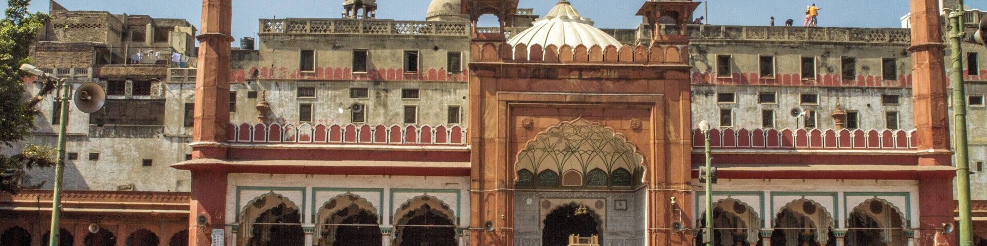 This is one of the few mosques in Old Delhi, and probably Delhi for that matter, where tourists who are not Muslims can go. It is very old, colorfully decorated, full of incredible photographic possibilities.