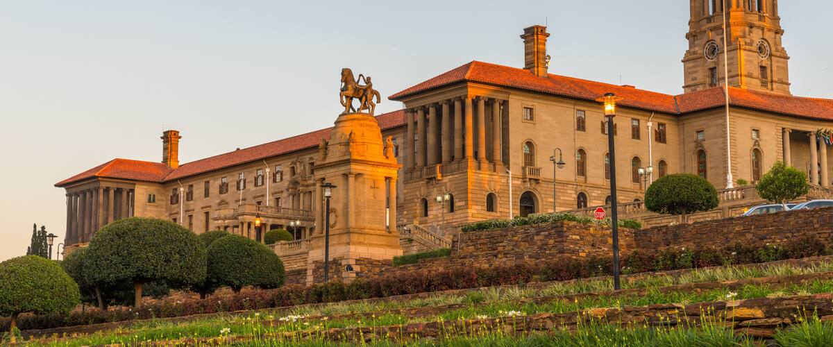 Union Buildings after sunrise, Pretoria, South Africa