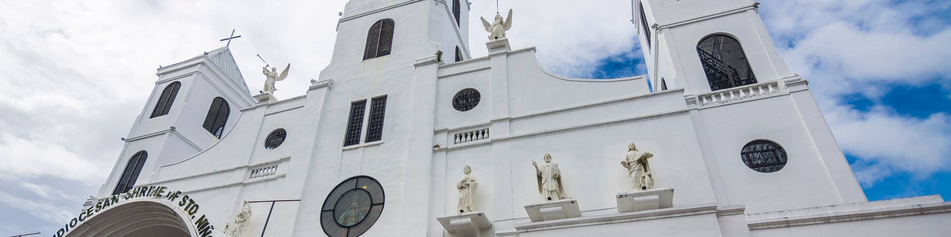 Tacloban, Leyte, Philippines - Santo Niño Parish Church in downtown Tacloban.