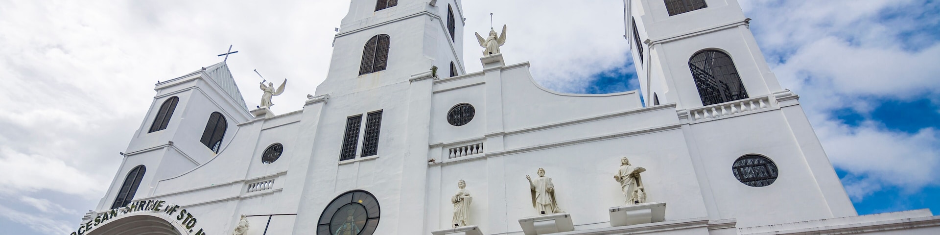 Tacloban, Leyte, Philippines - Santo Niño Parish Church in downtown Tacloban.