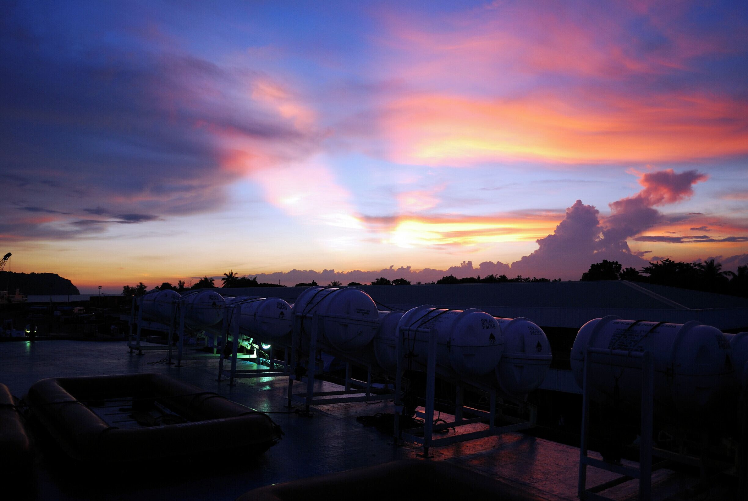 This port lies at the heart of Tacloban City  of the island of Leyte. Tacloban City is the largest city and regional center of the Eastern Visayas region of the Philippines. #GoldenHour