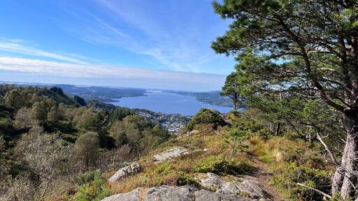Hiking Trial Ulsetvarden Geitanuken Åsane Bergen Norway