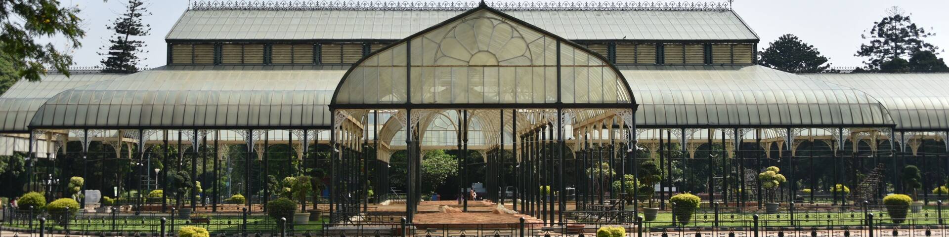 Glass house at Lalbagh Botanical Gardens, Bangalore, Karnataka, India