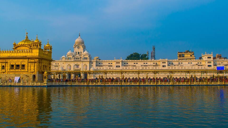 The Harmindar Sahib, also known as Golden Temple Amritsar