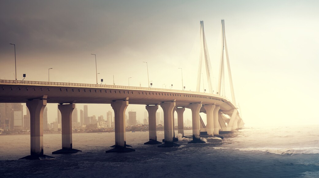 Bandra–Worli Sea Link is a cable bridge in Mumbai, India