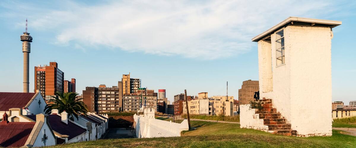 Famous Constitution Hill in Johannesburg, South Africa