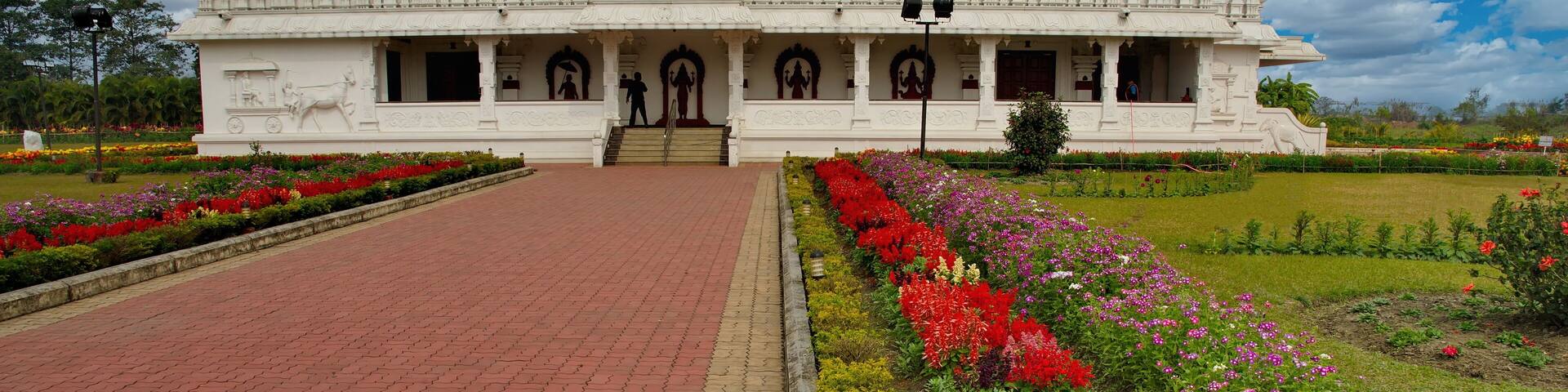 East India, Assam state, the temple of Tirupati Balaji Mandir is ten kilometers from the city of Guwahati