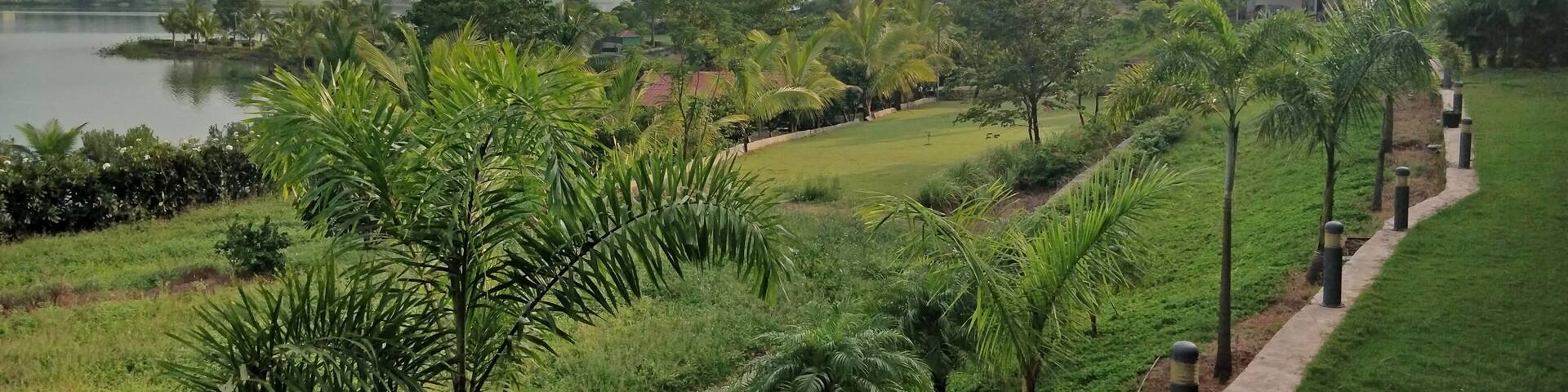 Lakeside resort view in Nasik ,India