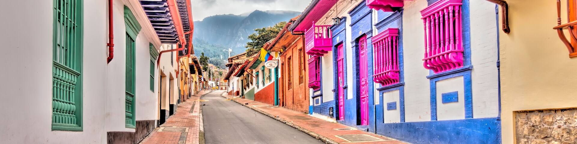 Bogota, La Candelaria district, HDR Image