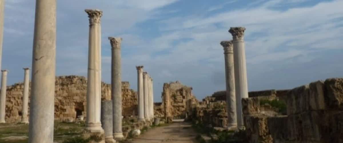 Salamis ancient capital of Cyprus. St Paul disembarked here as it goes in the sacred writings