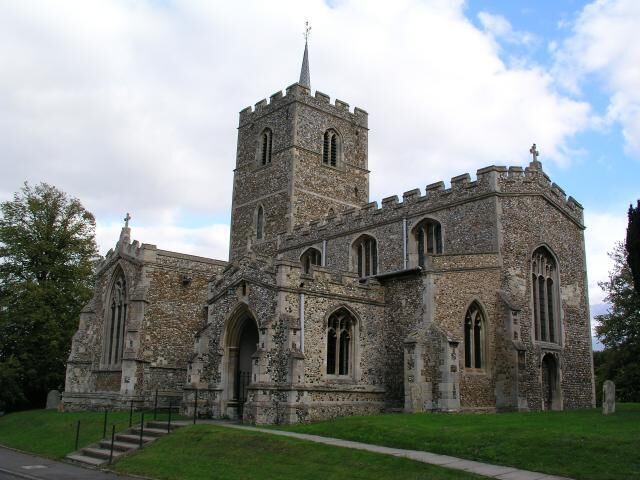 Fowlmere church. from the NW