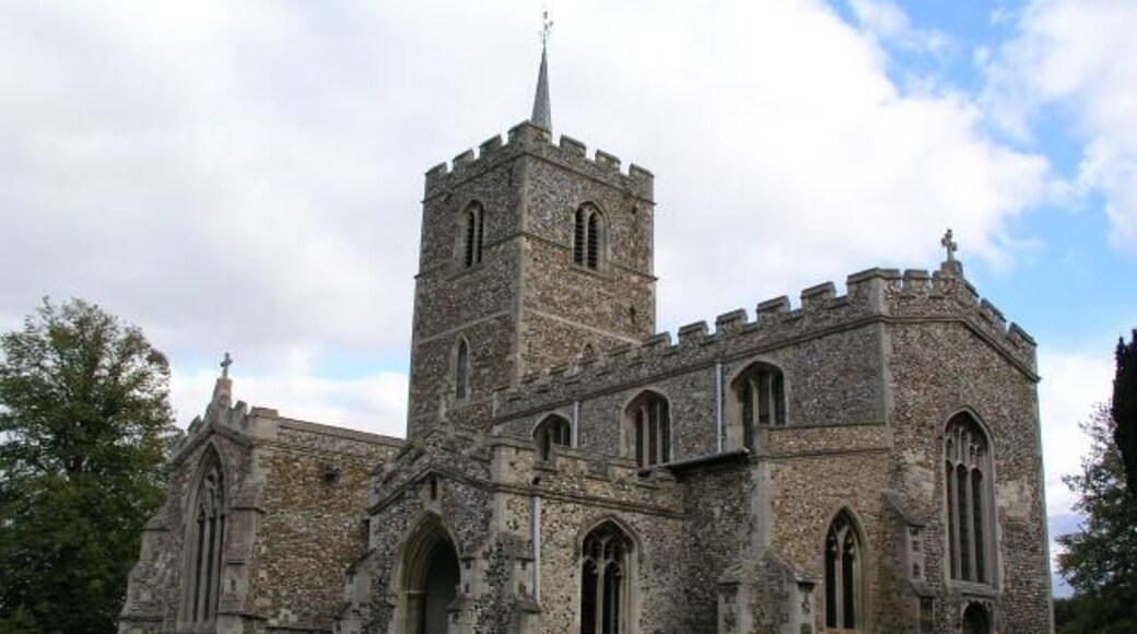 Fowlmere church. from the NW