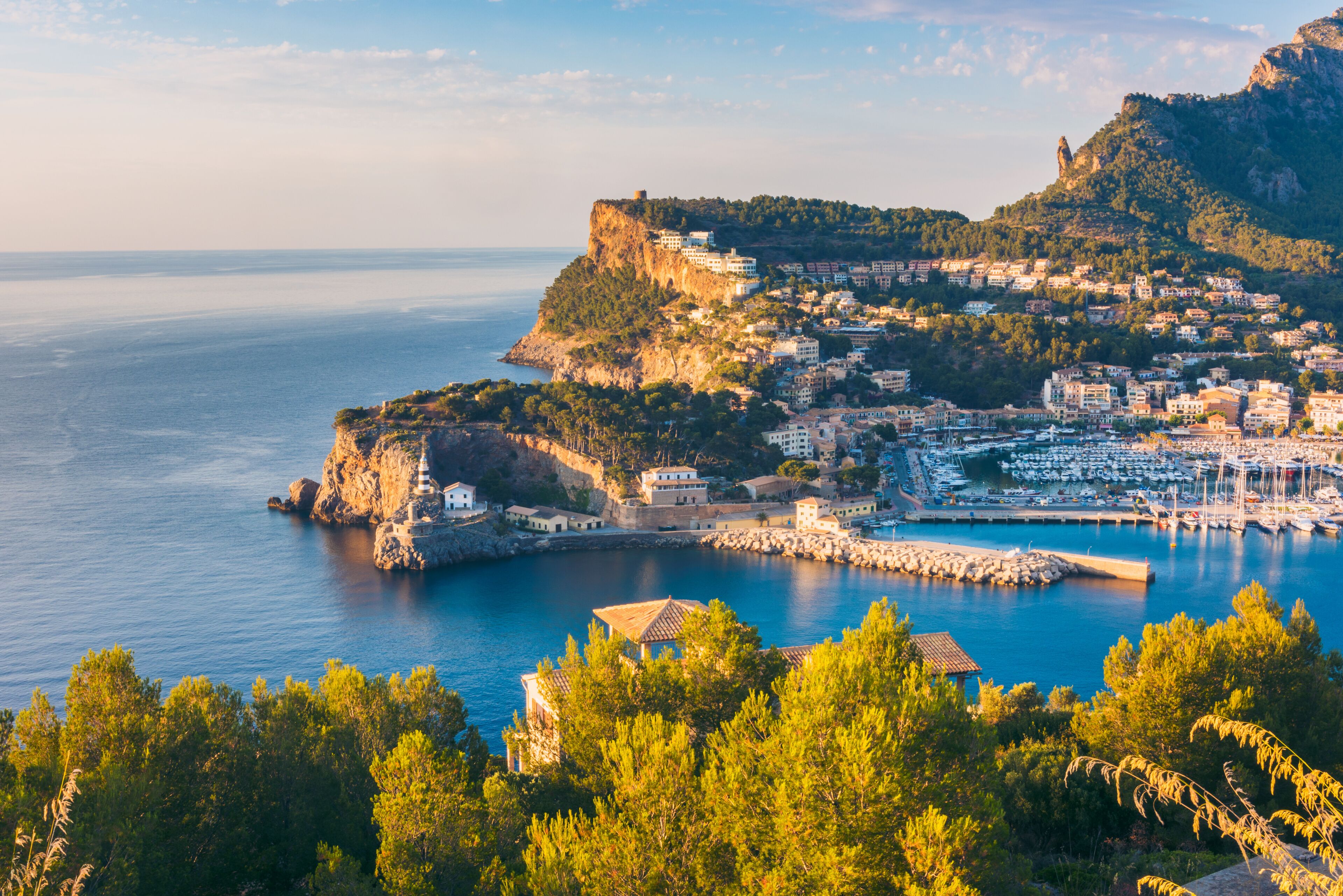 Port de Soller Mallorca at Sunset 