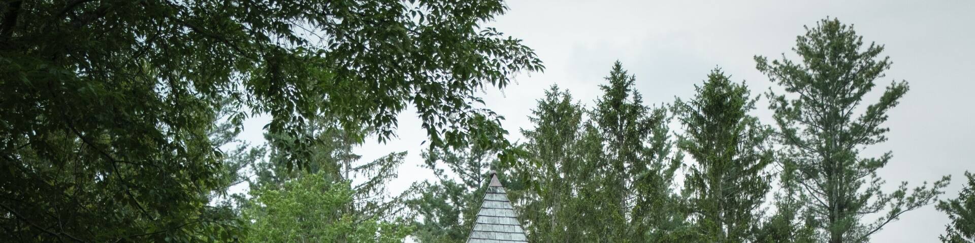 An interesting house in the Catskill Mountains, East Jewett, New York