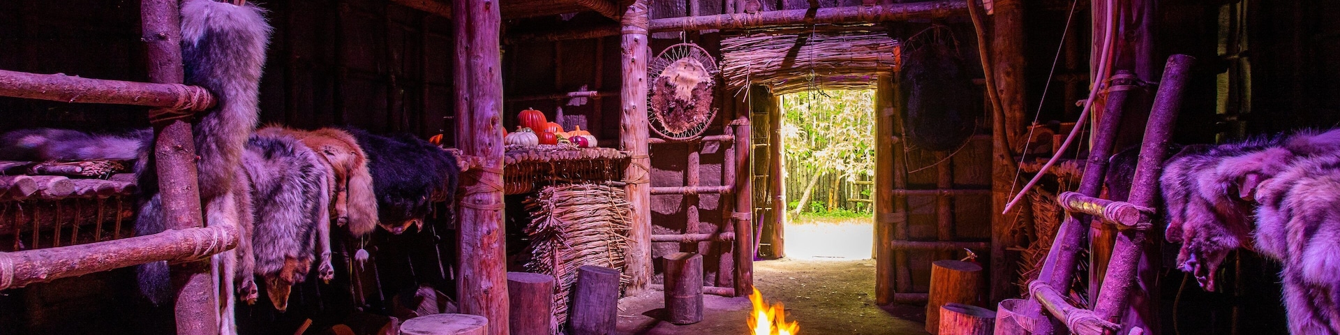 Huron-Wendat Museum which includes interior views