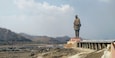 Statue of unity of Sardar vallbhbhai patel is located atthe bank of Narmda river in state of Western state of Gujarat in Narmada district.