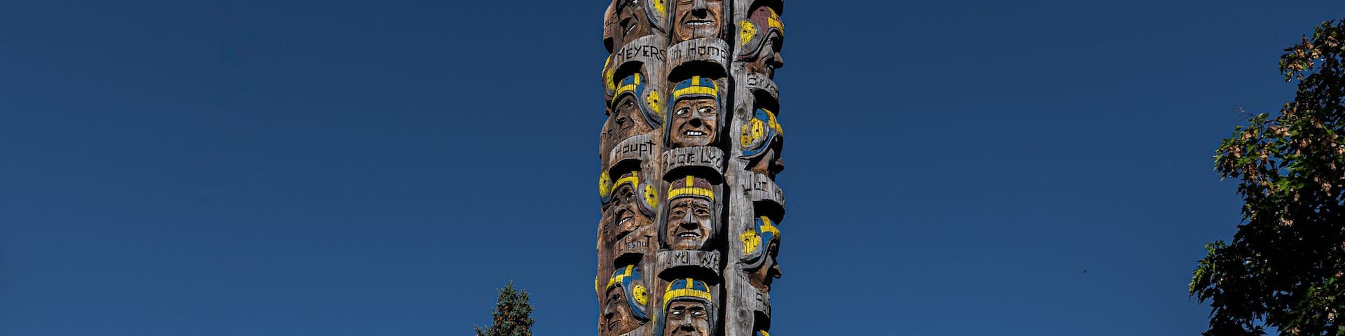 Codger Park on the Boulevard with Pole in Colfax, WA
