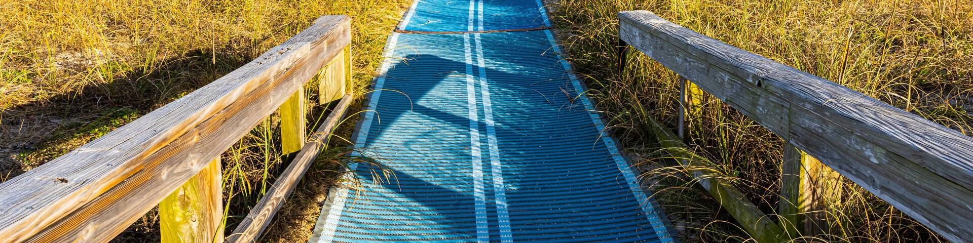 Pathway To The Beach at Main Beach Park, Fernandina Beach, Amelia Island, Florida, USA