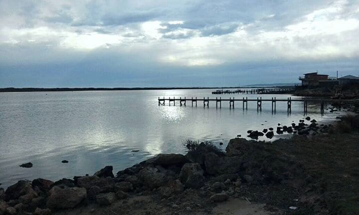The start of the Coorong, a national park which runs for the majority of South East, South Australia's coastline.