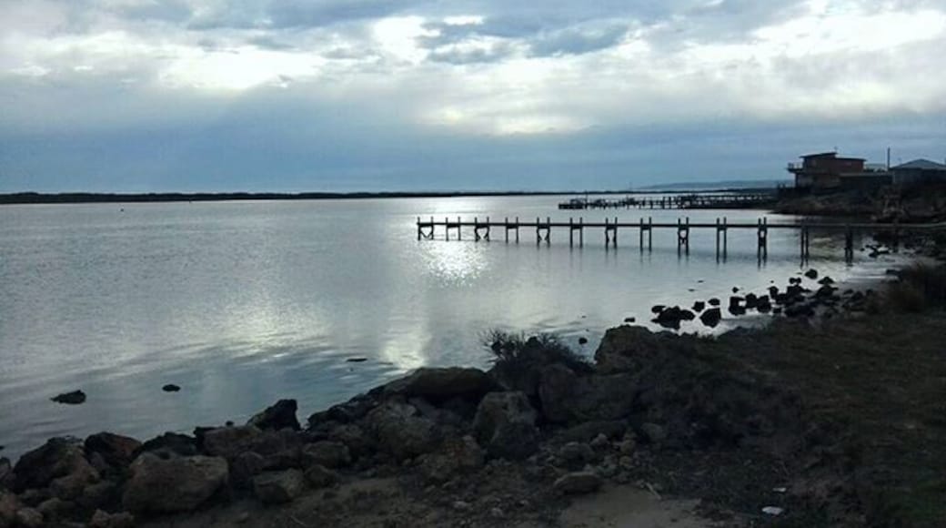 The start of the Coorong, a national park which runs for the majority of South East, South Australia's coastline.