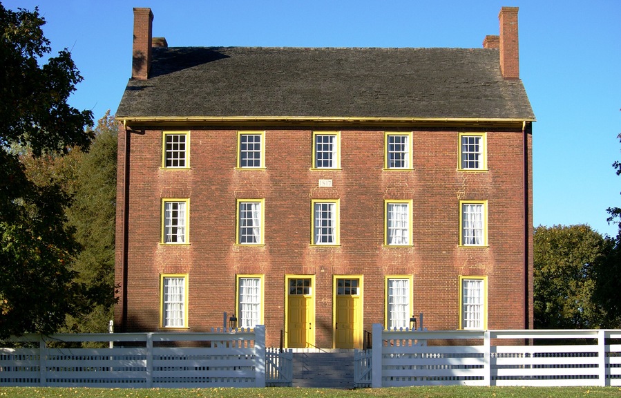 The Shakers were a religious organization which believed in celibacy as a tenet of their religion. As a result the Family houses had two entry doors, one for the men and a second for the women. #OnTheRoad