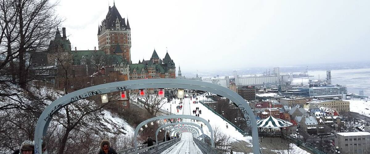 You know a city takes its winter fun seriously when there is a toboggan run right in the middle of town. Operating from Dufferin Terrace since 1884, this run offers up an exhilarating ride on old-school wooden toboggans with a view of the beautiful Le Chateau Fronternac on one side and the icy St. Lawrence River on the other while reaching speeds of over 40 miles per hour. Prices for Au 1884 start at $3 CAD making this an affordable attraction for the entire family.