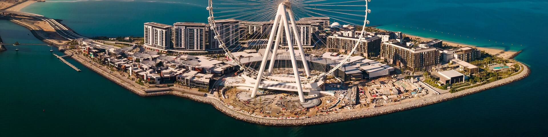 Ain Dubai ferris wheel on Bluewaters island in Dubai, UAE