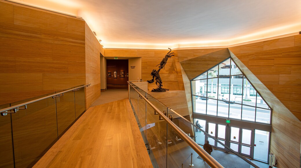 The James Museum of Western & Wildlife Art featuring art and interior views