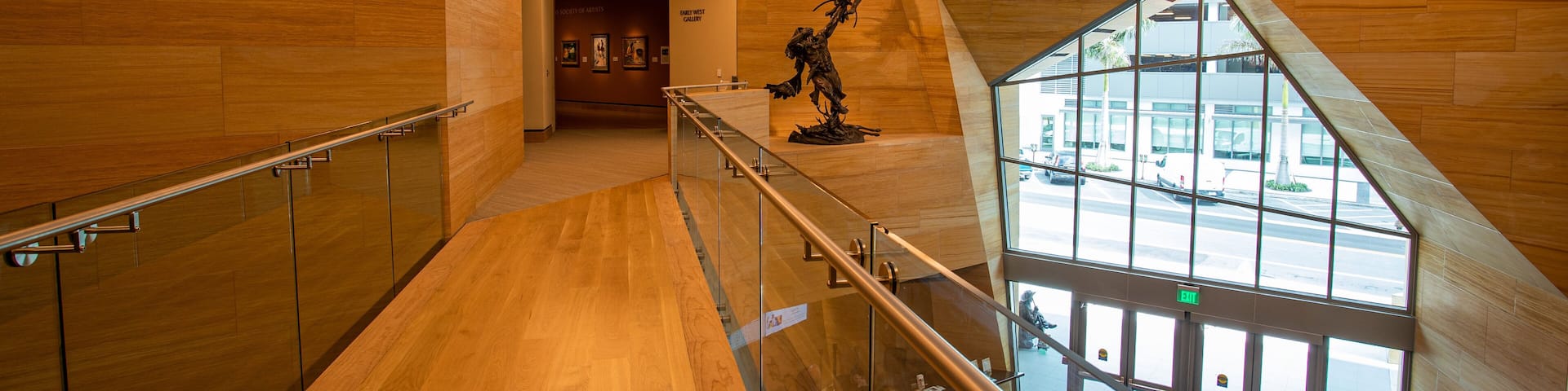 The James Museum of Western & Wildlife Art featuring art and interior views