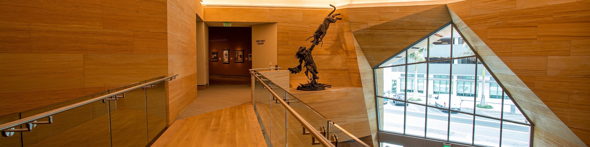 The James Museum of Western & Wildlife Art featuring art and interior views