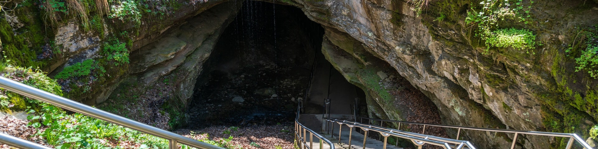 The Entrance to the Caves Mouth at Mammoth Cave National Park