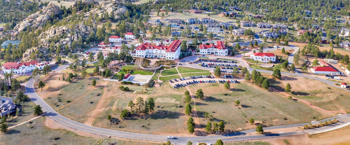 Historic Stanley Hotel in Estes Park, Colorado. Location for "The Shining."
