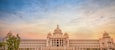 The Vidhana Soudha located in Bangalore, is the seat of the state legislature of Karnataka