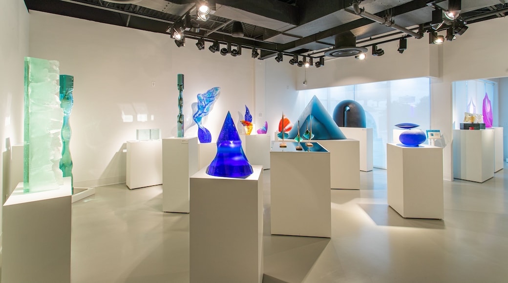 Imagine Museum showing interior views and art