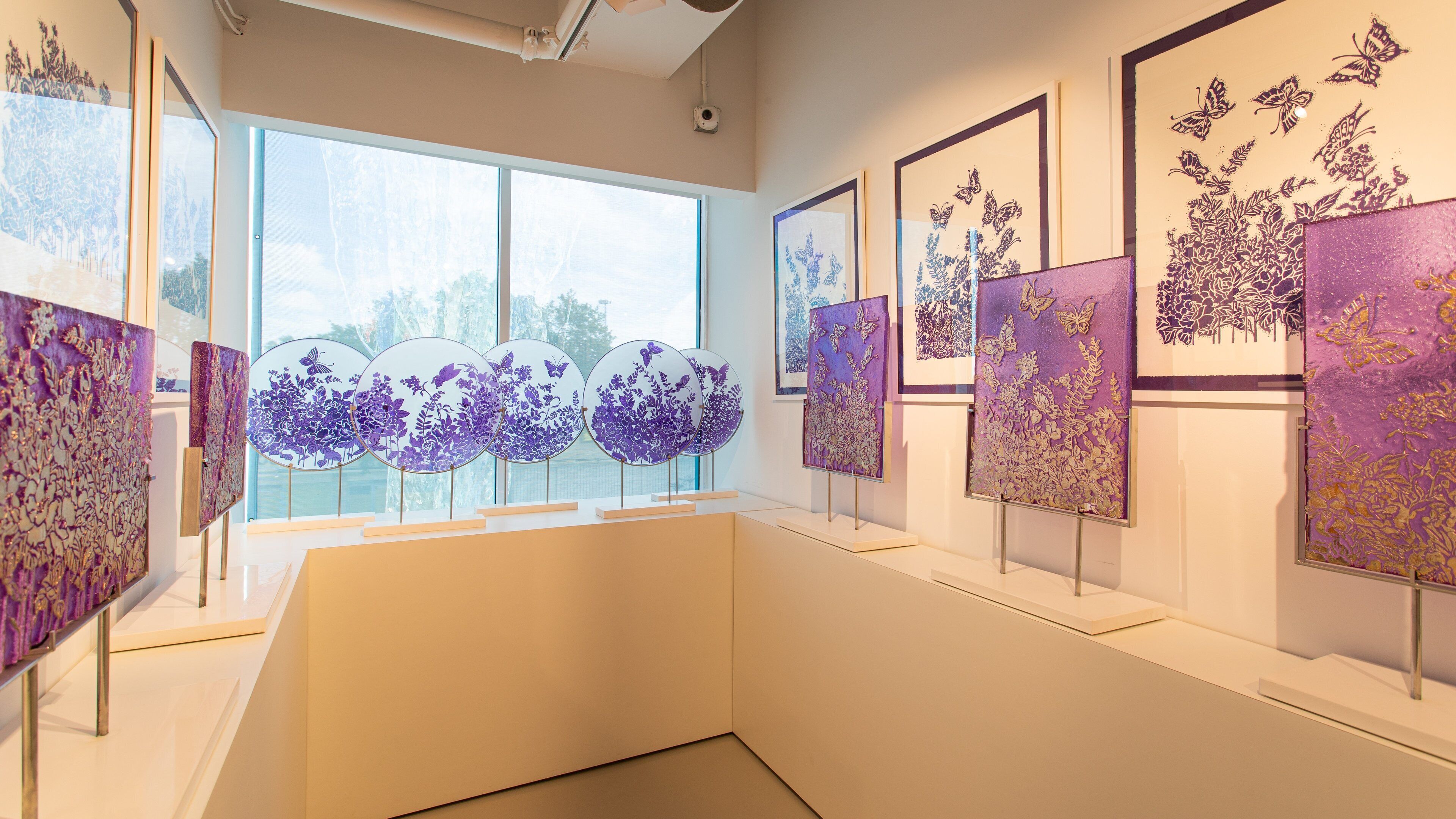 Imagine Museum showing interior views and art