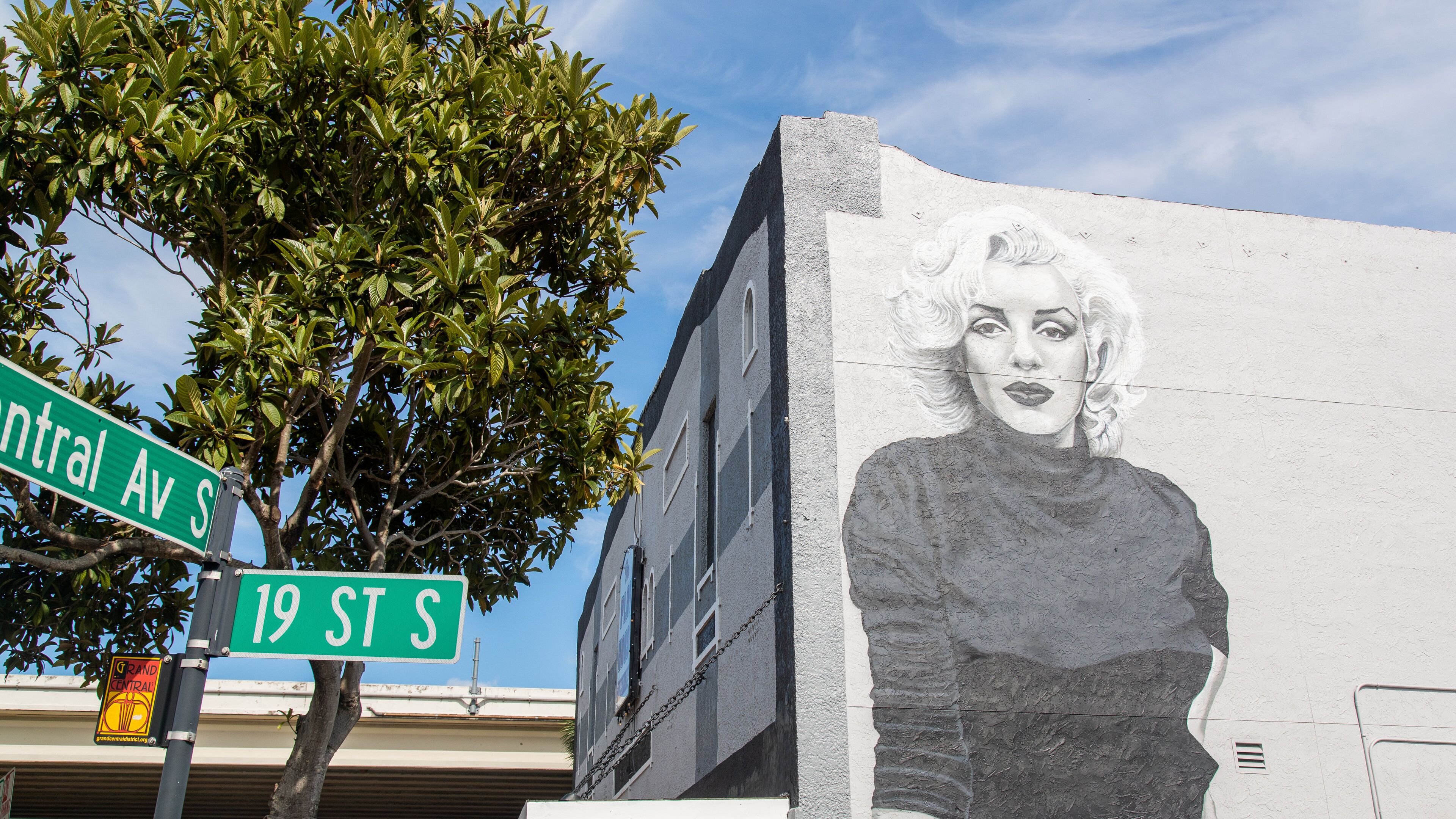 Imagine Museum which includes outdoor art and signage