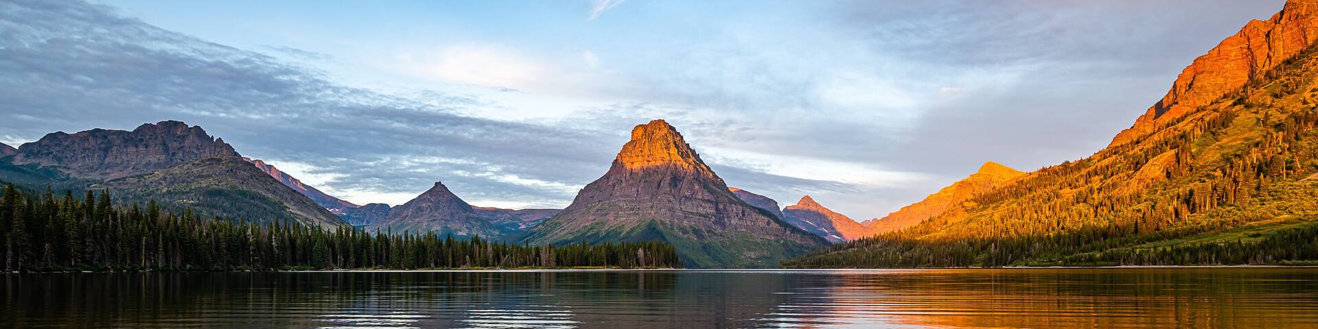 Two Medicine Lake at Dawn