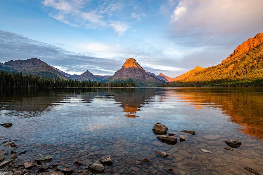 Two Medicine Lake at Dawn