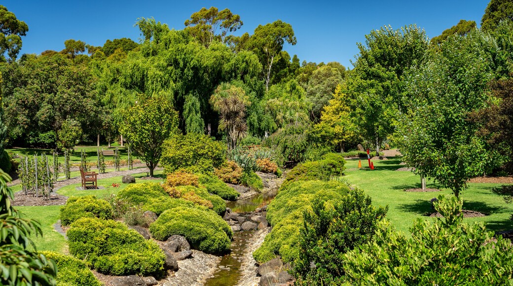 Landscapes in Springvale Botanical Cemetery, Melbourne, Australia