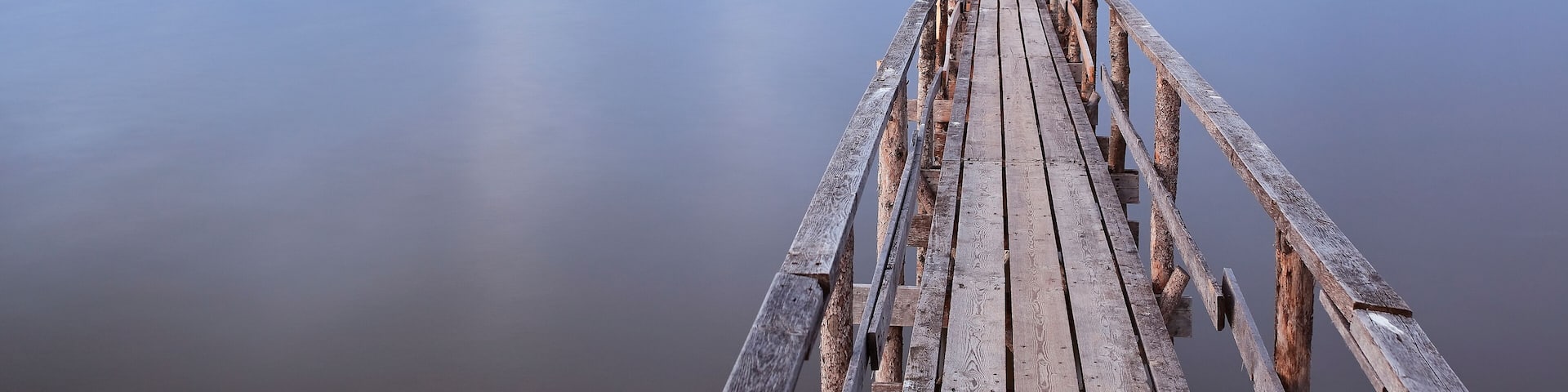 Wooden pier on Lake Winnipeg. Matlock, Manitoba, Canada.
