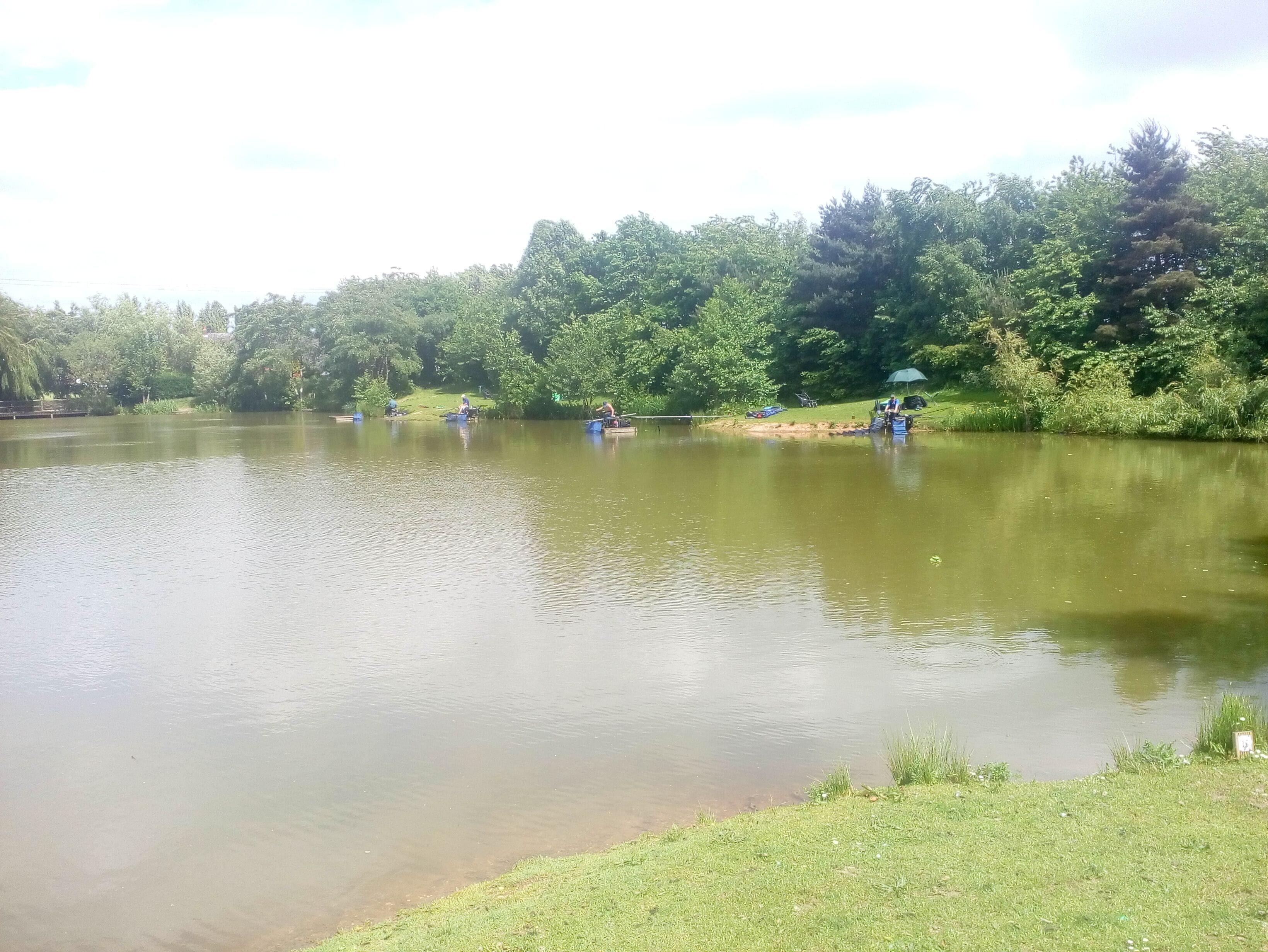 Coopers Lake in Weston on Trent Derbyshire in 2017