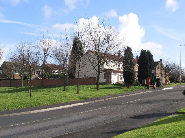 housing, Elm Tree Avenue. at corner of Kirby Road, Glenfield